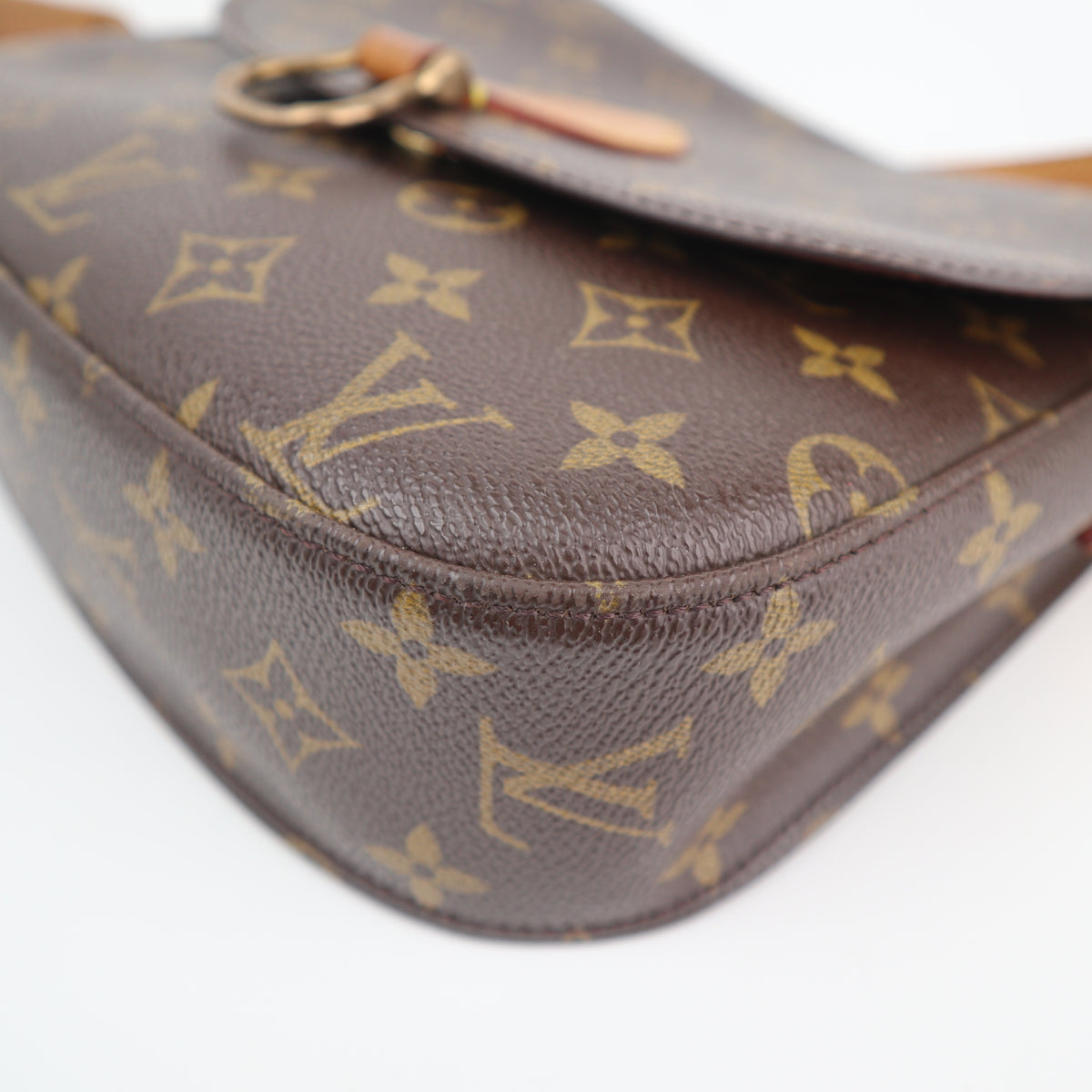 C2779 Louis Vuitton Crossbody Bag Monogram Saint Cloud GM | Pre-Owned Very Good Brown Monogram Canvas