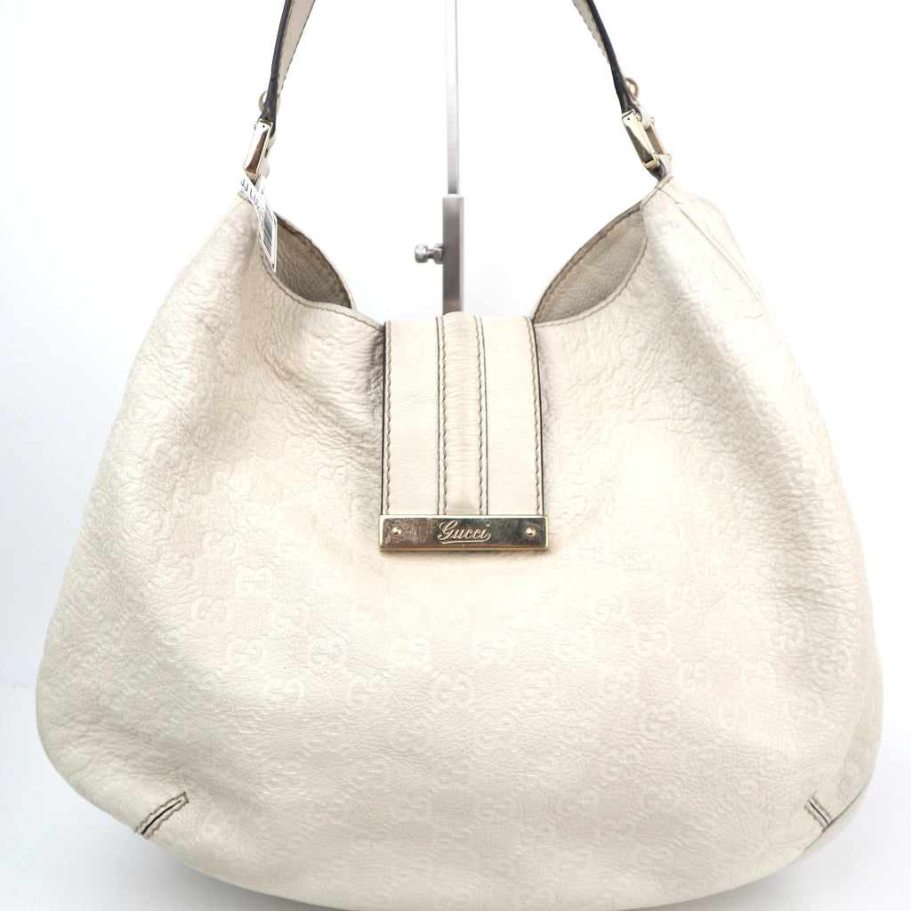 C2780 Gucci Shoulder Bag Guccissima Gucci New Ladies Large | Pre-Owned Very Good GG Logo