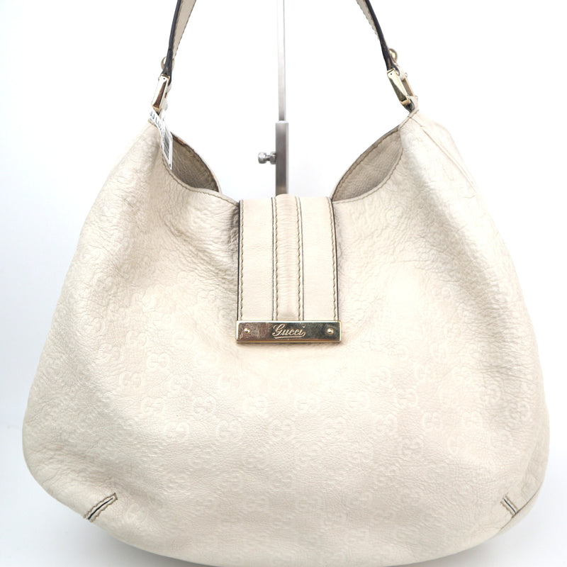 C2780 Gucci Shoulder Bag Guccissima Gucci New Ladies Large | Pre-Owned Very Good GG Logo