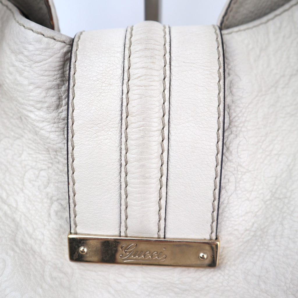 C2780 Gucci Shoulder Bag Guccissima Gucci New Ladies Large | Pre-Owned Very Good GG Logo