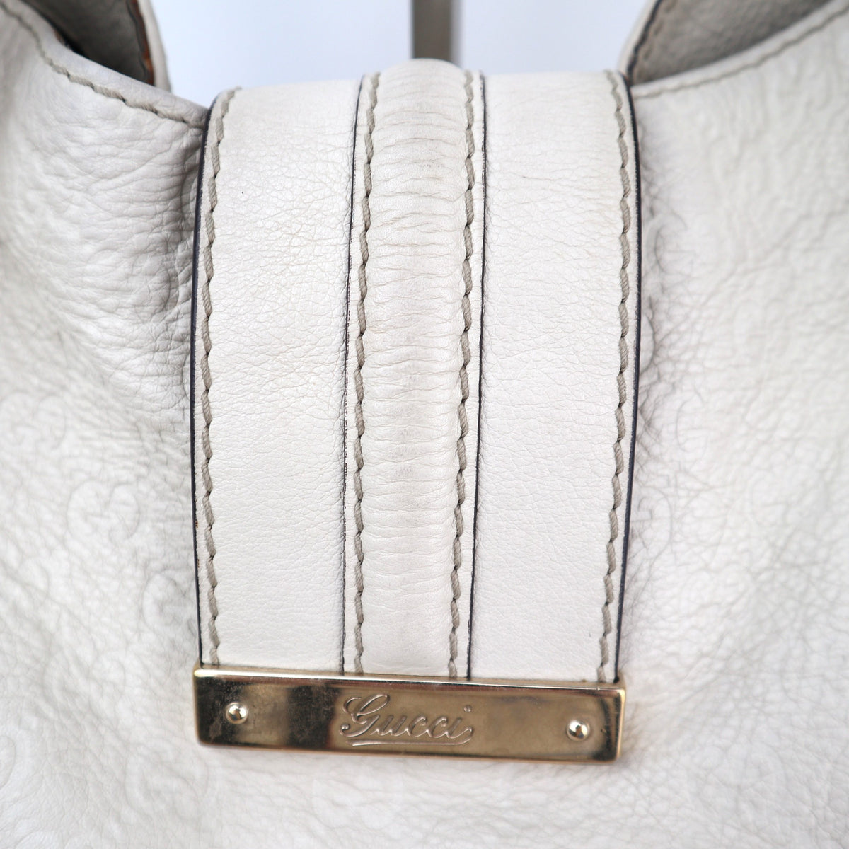 C2780 Gucci Shoulder Bag Guccissima Gucci New Ladies Large | Pre-Owned Very Good GG Logo