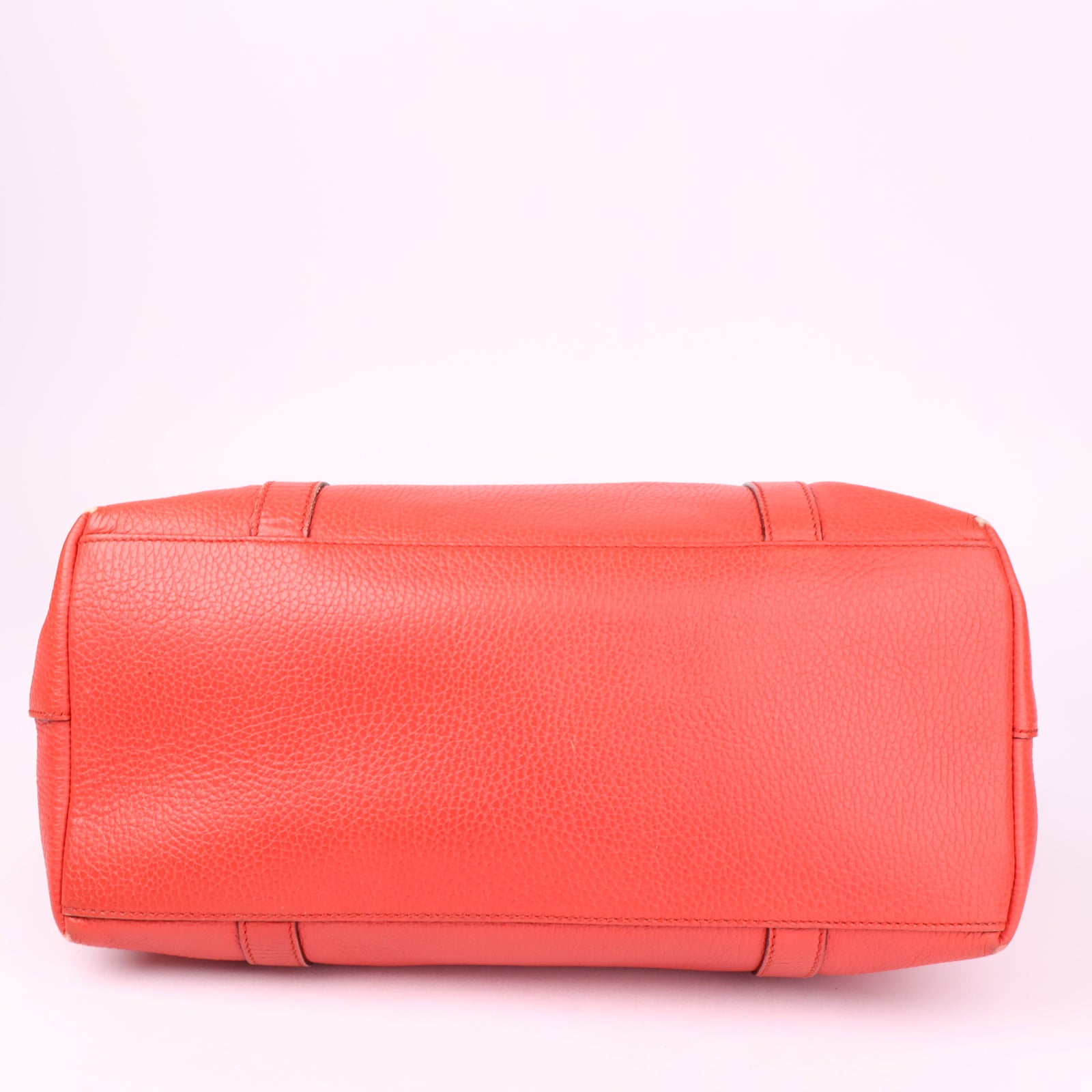 J3515 Gucci Red GG Charm Dome Leather Handbag- Pre Owned