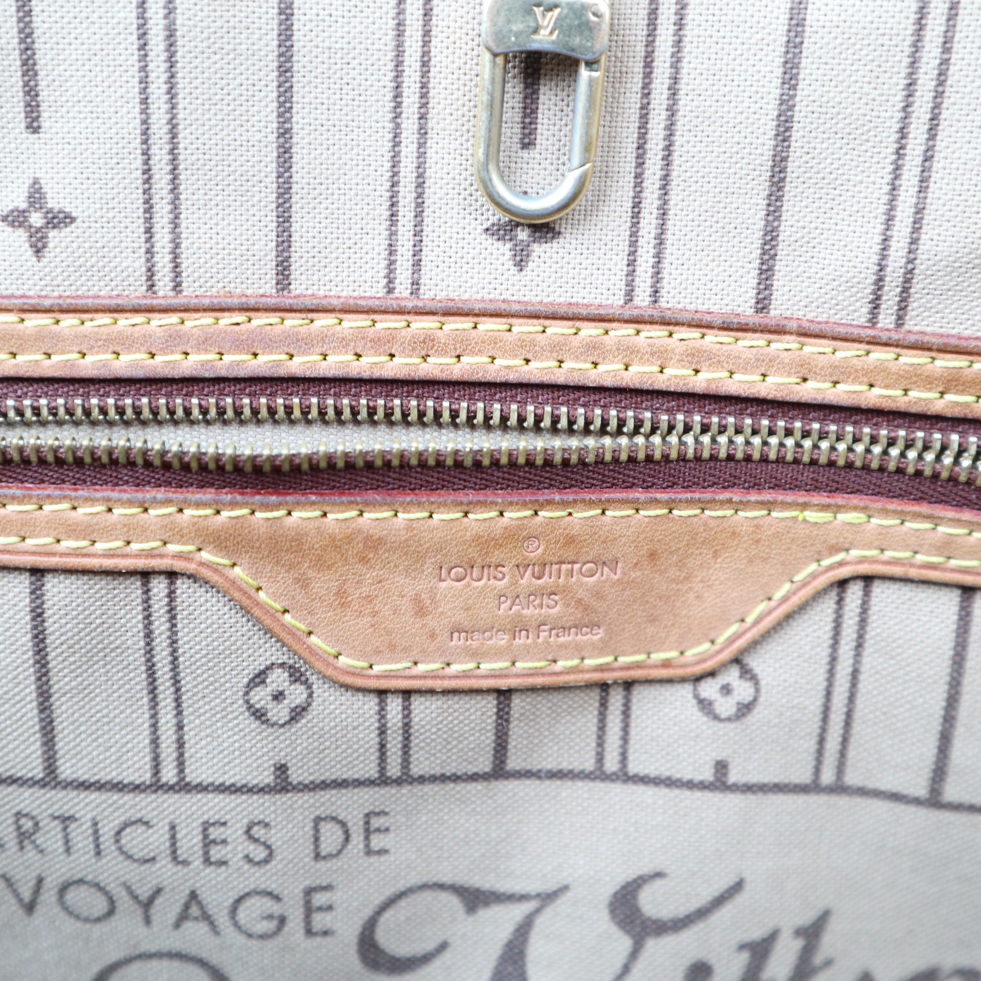 C1270R Louis Vuitton Neverfull Monogram Canvas GM tote bag-Pre Owned