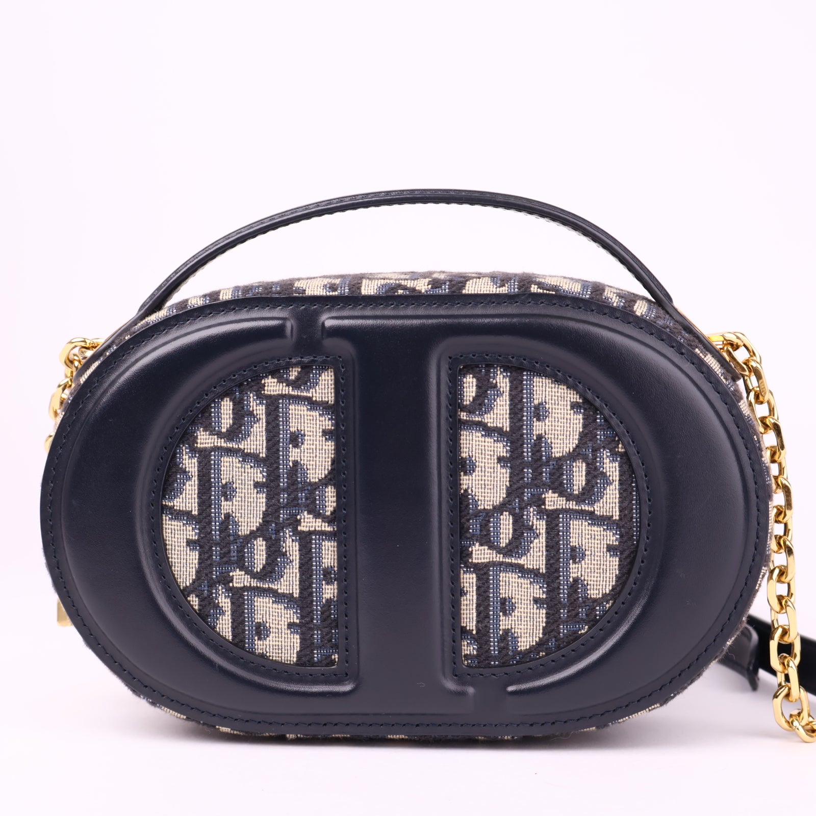 J3522 Dior CD Signature Oval Camera Bag- Pre Owned