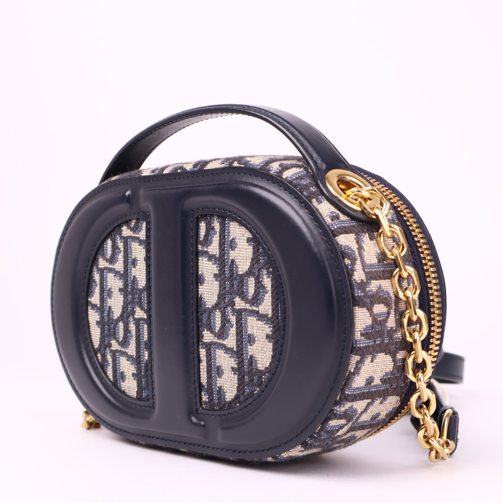 J3522 Dior CD Signature Oval Camera Bag- Pre Owned