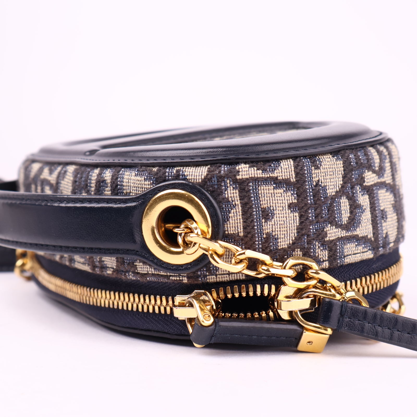 J3522 Dior CD Signature Oval Camera Bag- Pre Owned