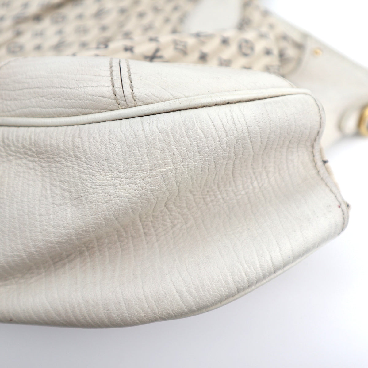 C2786 Louis Vuitton Shoulder Bag Monogram Mini Lin Croisette Marina | Pre-Owned Very Good Brown Textile Canvas/Monogram Mini Lin