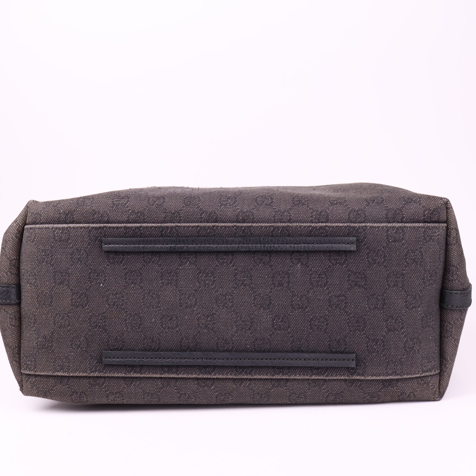 J3534 Gucci GG Canvas Tote Bag Brown Cloth- Pre Owned