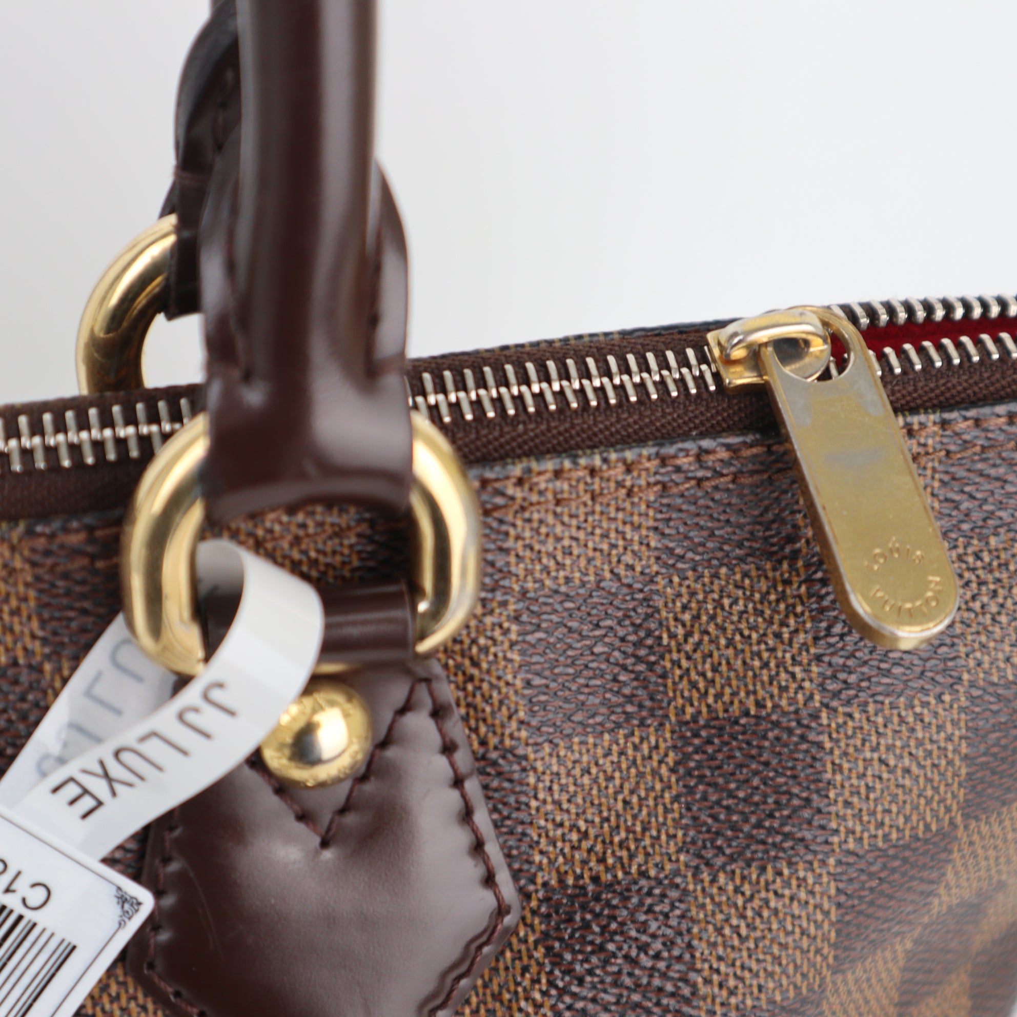 Louis Vuitton Damier Ebene Saleya PM Shoulder Bag C1836 | Pre-Owned Very Good Brown Damier Ebene Canvas