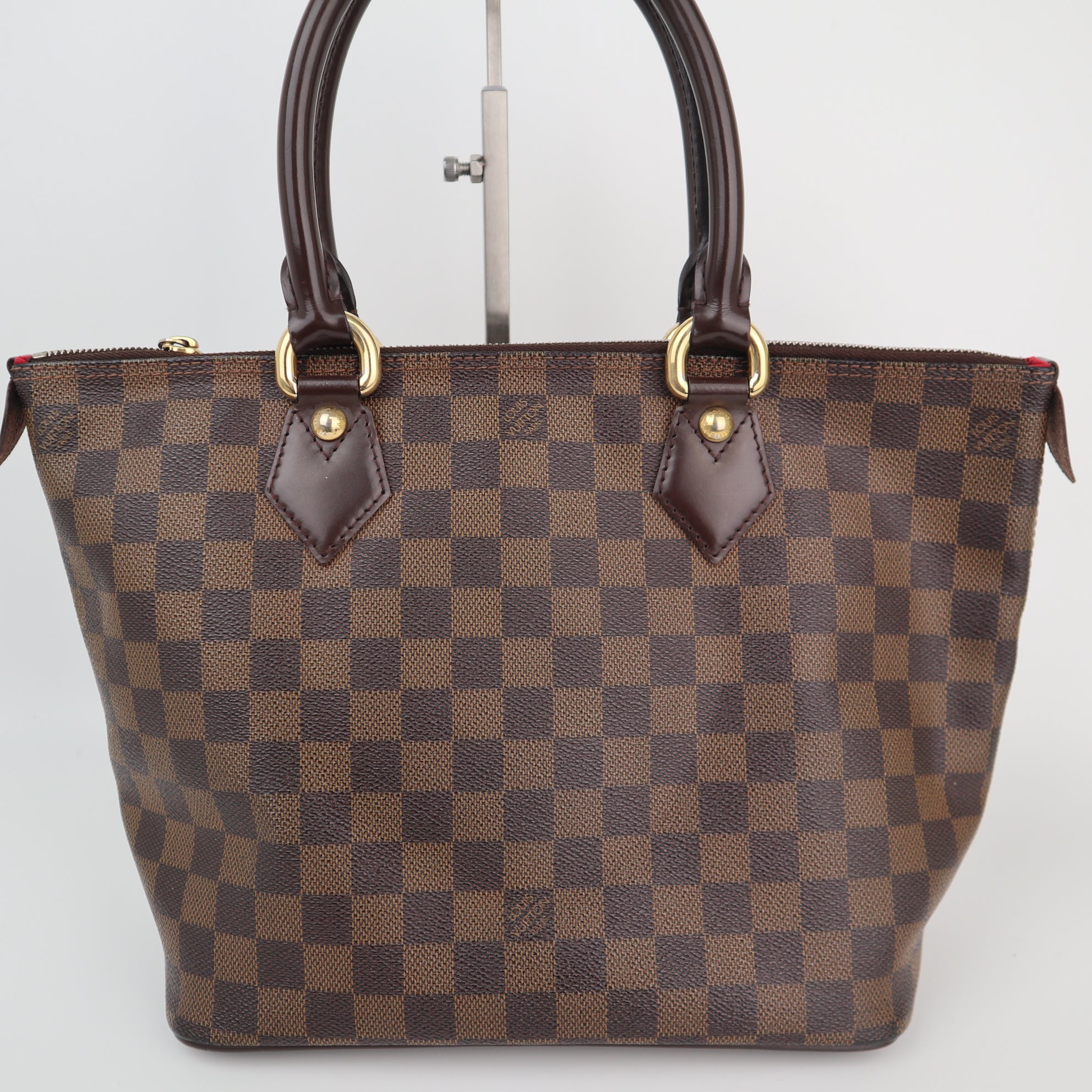 Louis Vuitton Damier Ebene Saleya PM Shoulder Bag C1836 | Pre-Owned Very Good Brown Damier Ebene Canvas