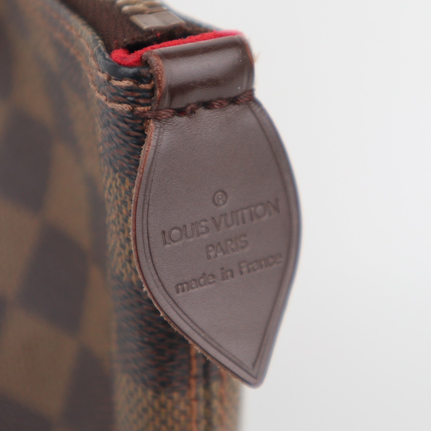 Louis Vuitton Damier Ebene Saleya PM Shoulder Bag C1836 | Pre-Owned Very Good Brown Damier Ebene Canvas