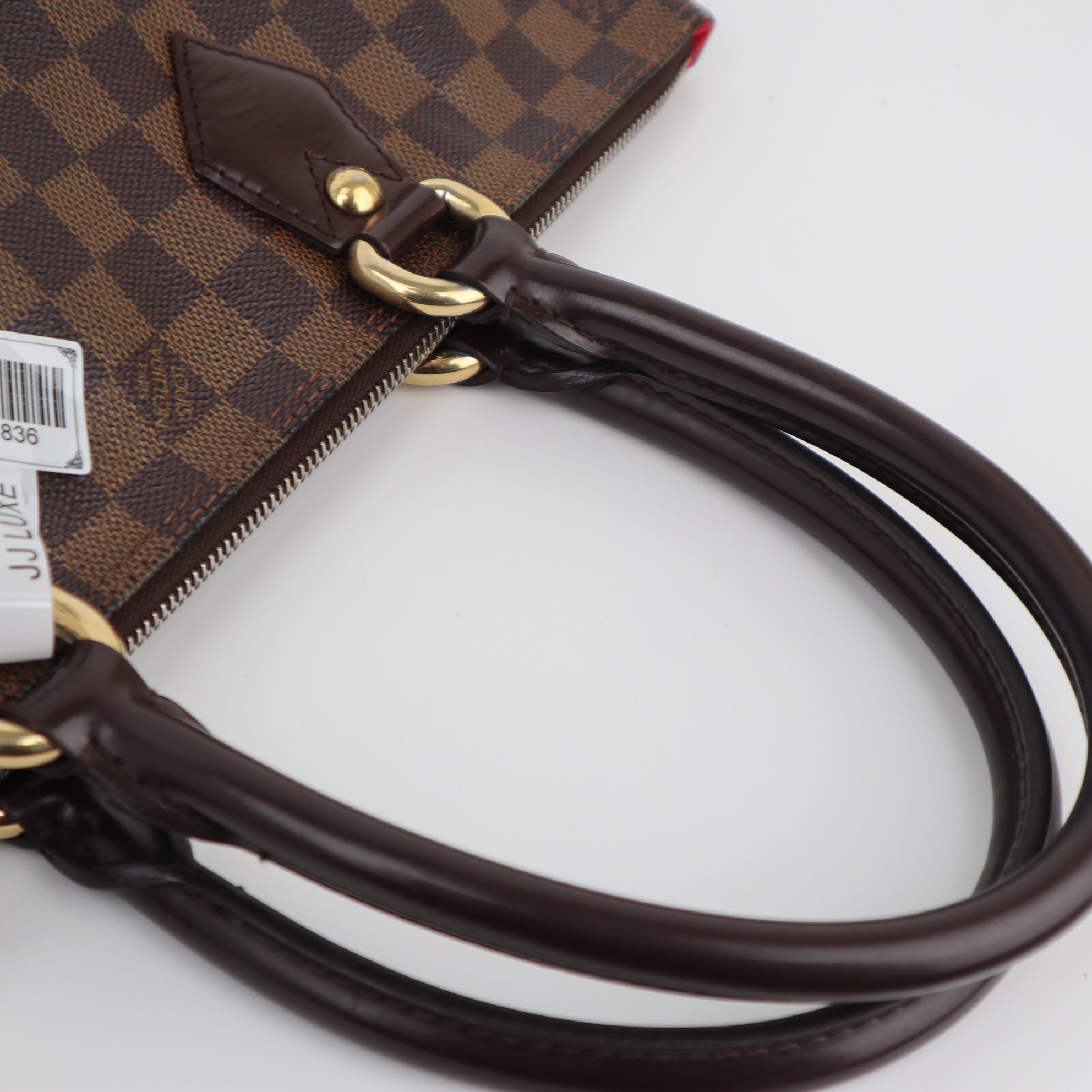 Louis Vuitton Damier Ebene Saleya PM Shoulder Bag C1836 | Pre-Owned Very Good Brown Damier Ebene Canvas