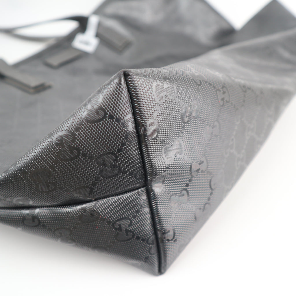 C2791 Gucci Tote Bag GG Imprimé PVC Large Grey | Pre-Owned Very Good Grey Coated PVC/GG, GG Imprimé
