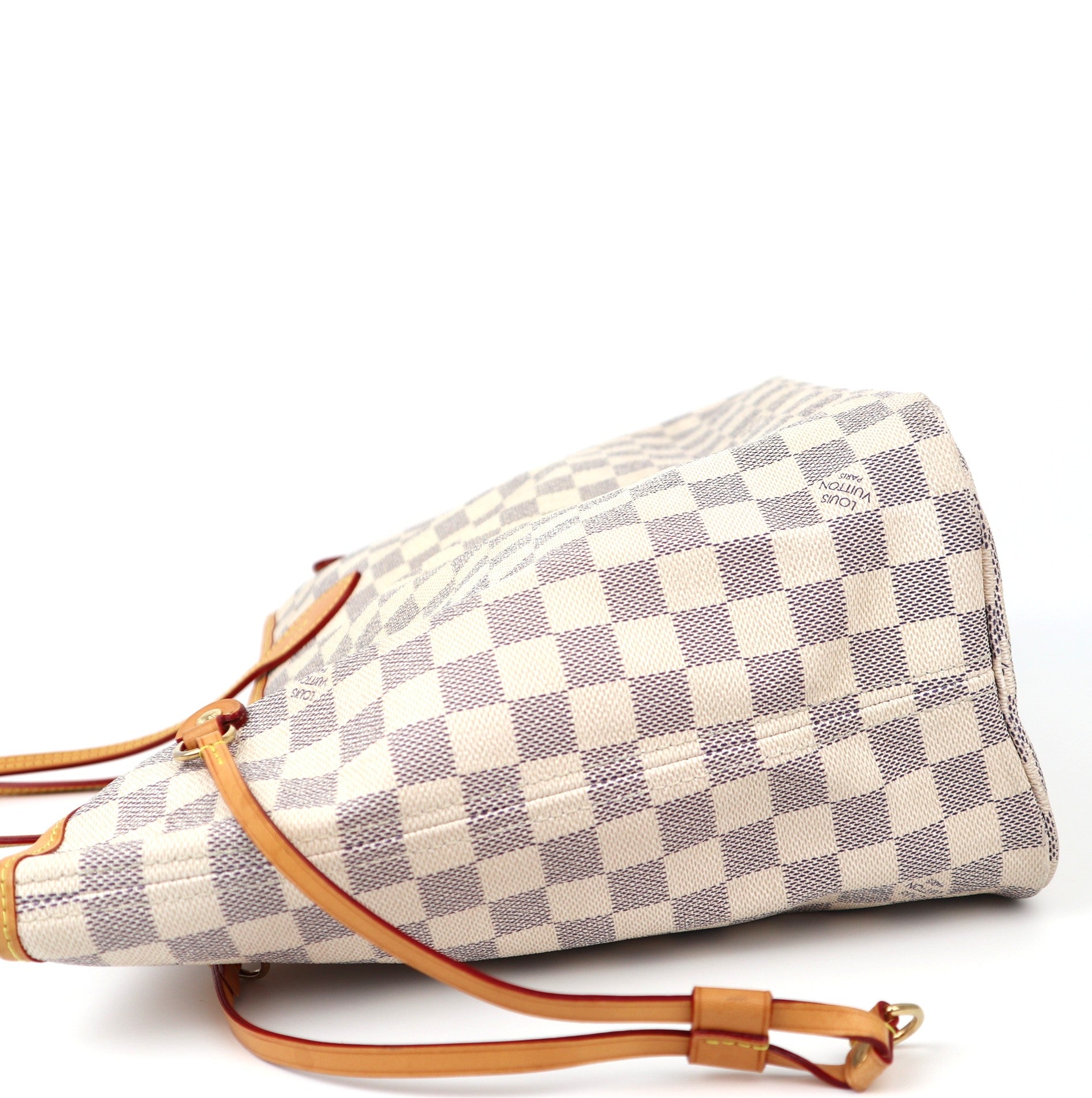 C1275R Louis Vuitton Neverfull Damier Azur Canvas  MM Bag-Pre Owned