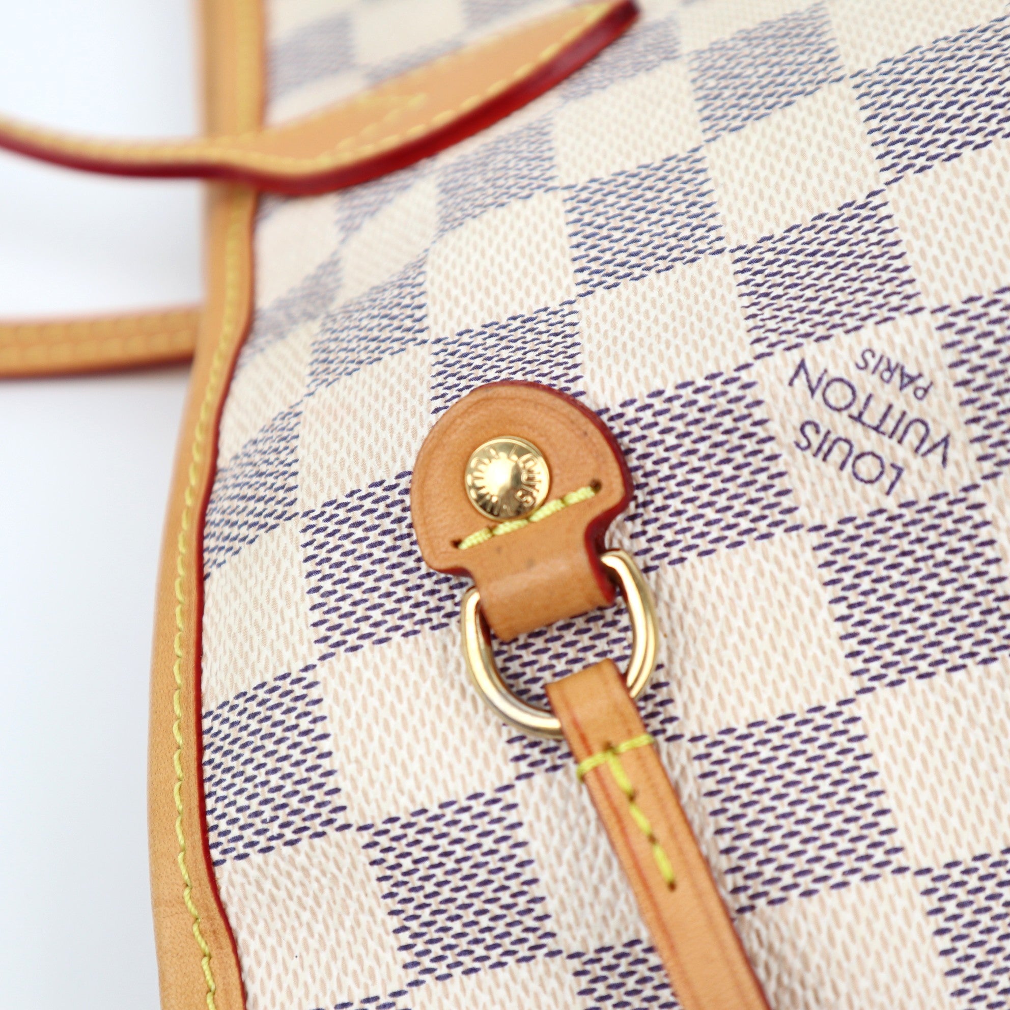 C1275R Louis Vuitton Neverfull Damier Azur Canvas  MM Bag-Pre Owned