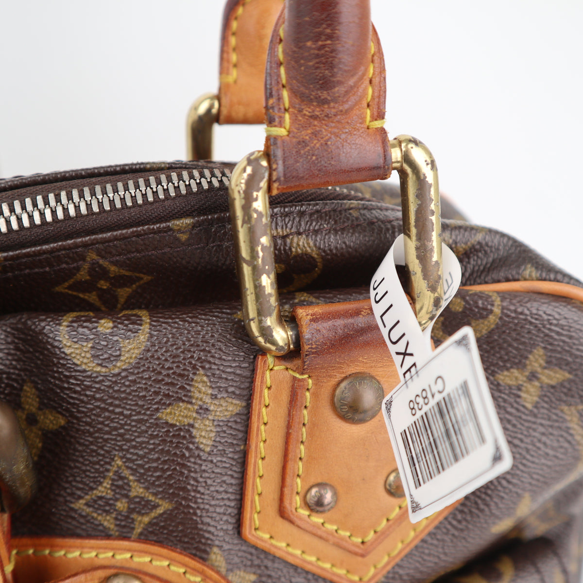 Louis Vuitton Monogram Manhattan GM Shoulder Bag C1838 | Pre-Owned Very Good Brown Monogram Canvas
