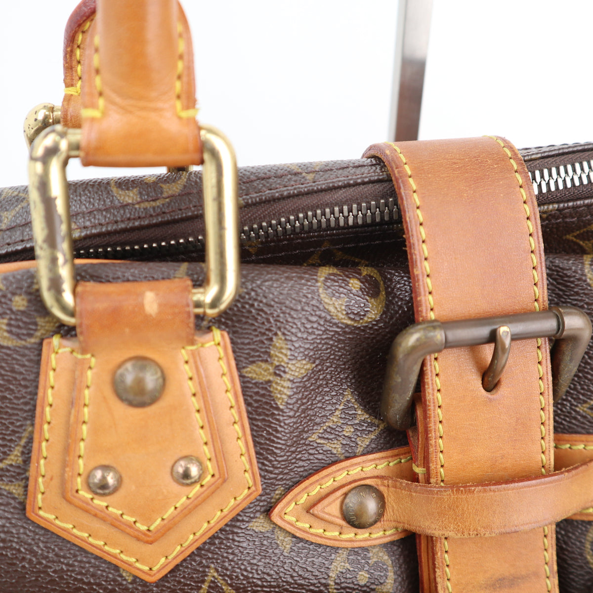 Louis Vuitton Monogram Manhattan GM Shoulder Bag C1838 | Pre-Owned Very Good Brown Monogram Canvas