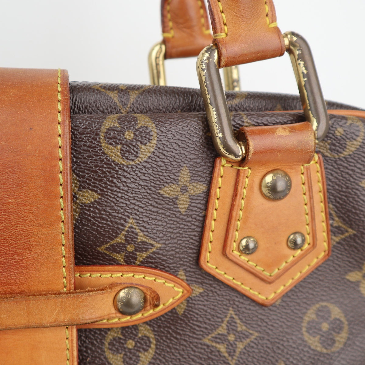 Louis Vuitton Monogram Manhattan GM Shoulder Bag C1838 | Pre-Owned Very Good Brown Monogram Canvas