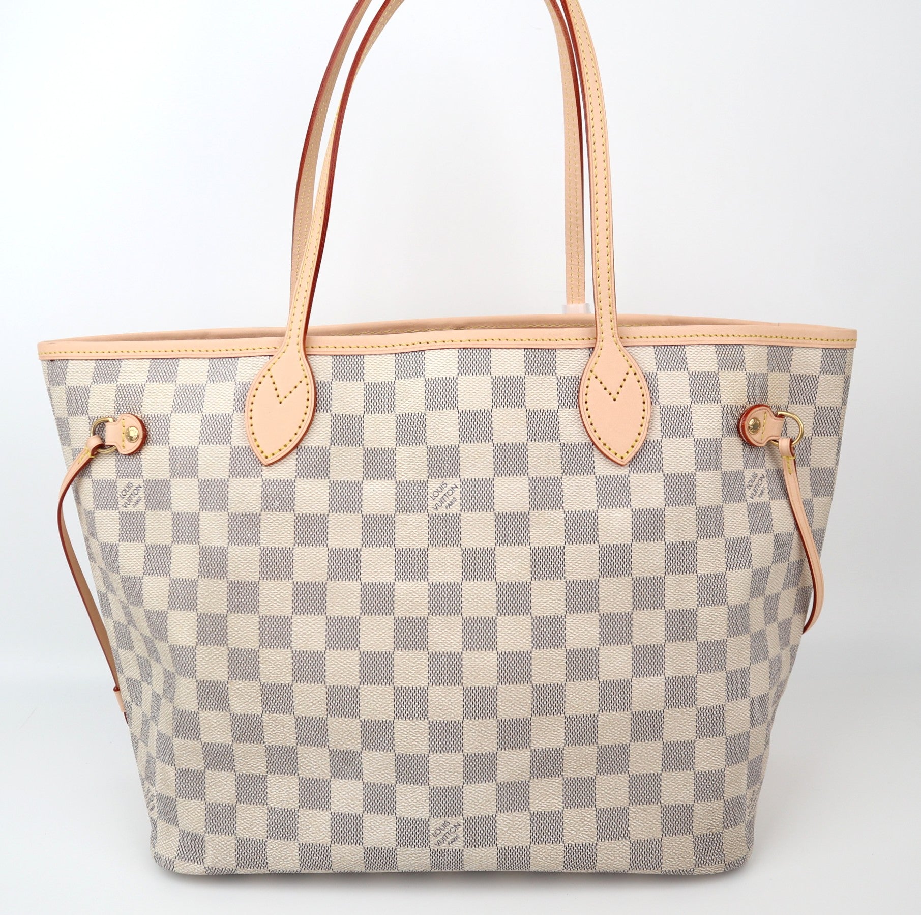C1276R Louis Vuitton Neverfull Damier Azur Canvas  MM Bag-Pre Owned