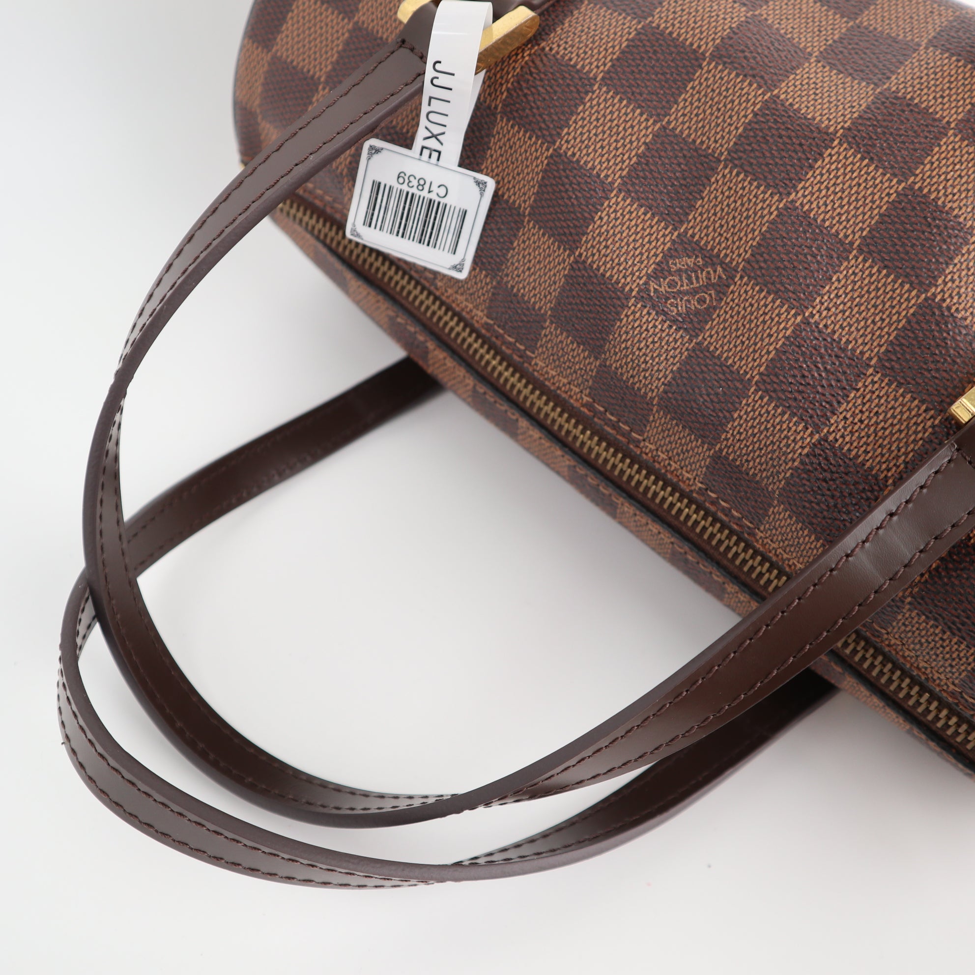 Louis Vuitton Damier Ebene Papillon 26 Shoulder Bag C1839R | Pre-Owned Very Good Brown Damier Ebene Canvas