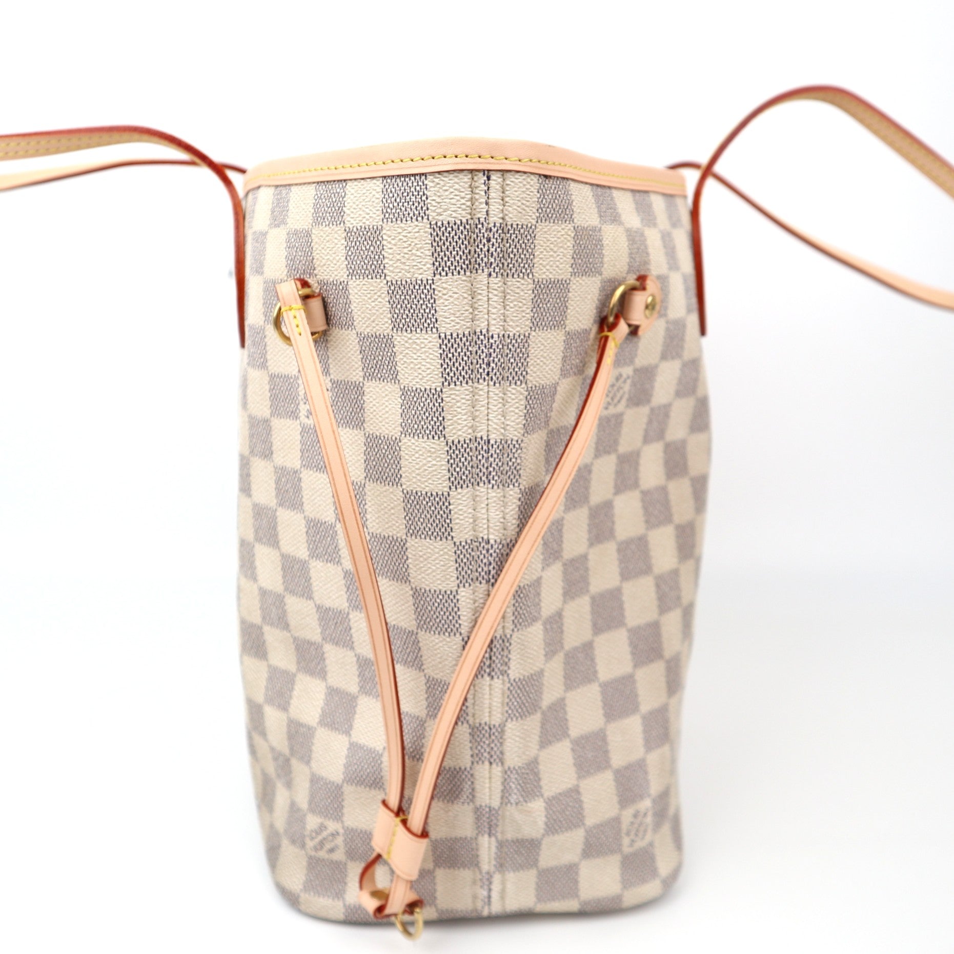 C1276R Louis Vuitton Neverfull Damier Azur Canvas  MM Bag-Pre Owned