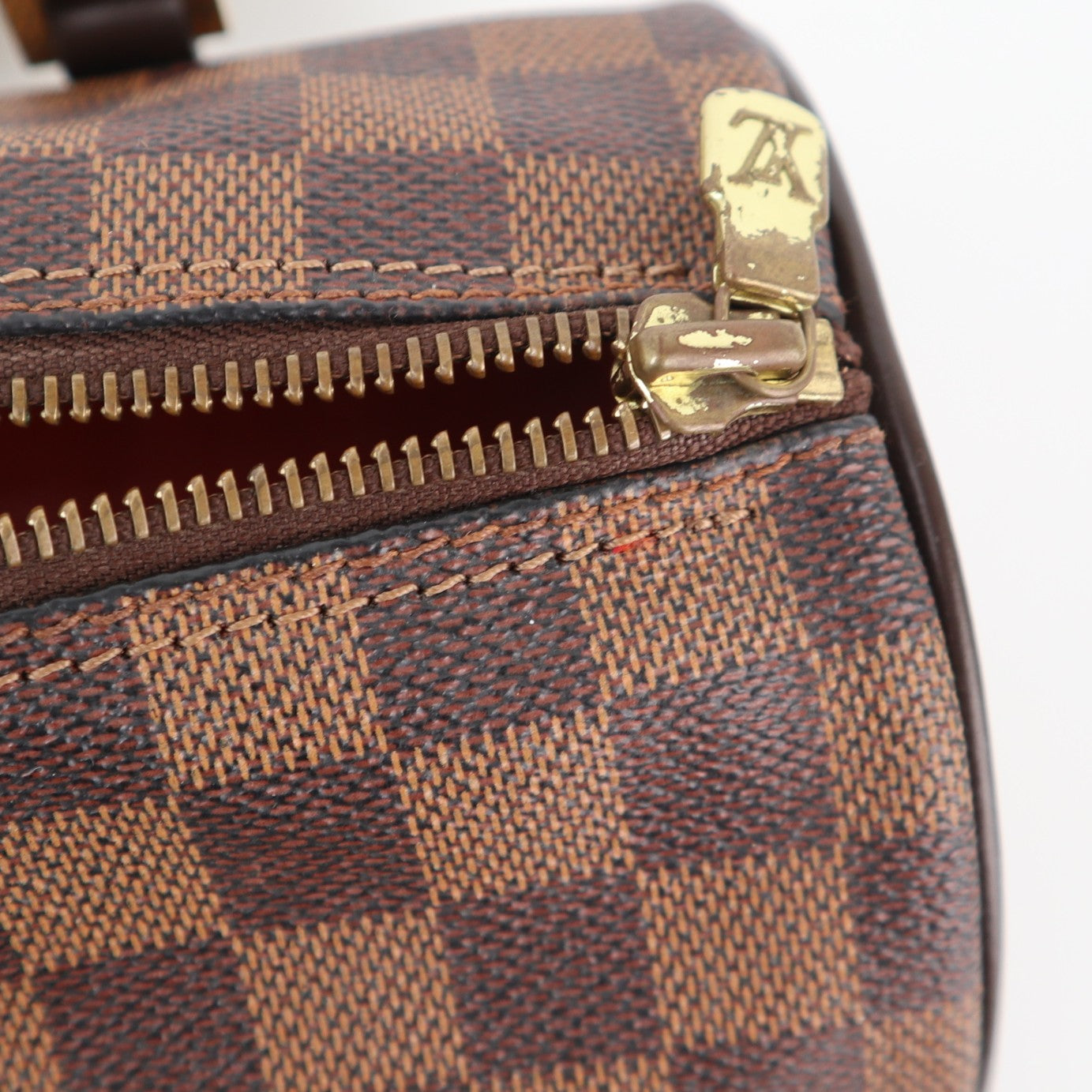 Louis Vuitton Damier Ebene Papillon 26 Shoulder Bag C1839R | Pre-Owned Very Good Brown Damier Ebene Canvas