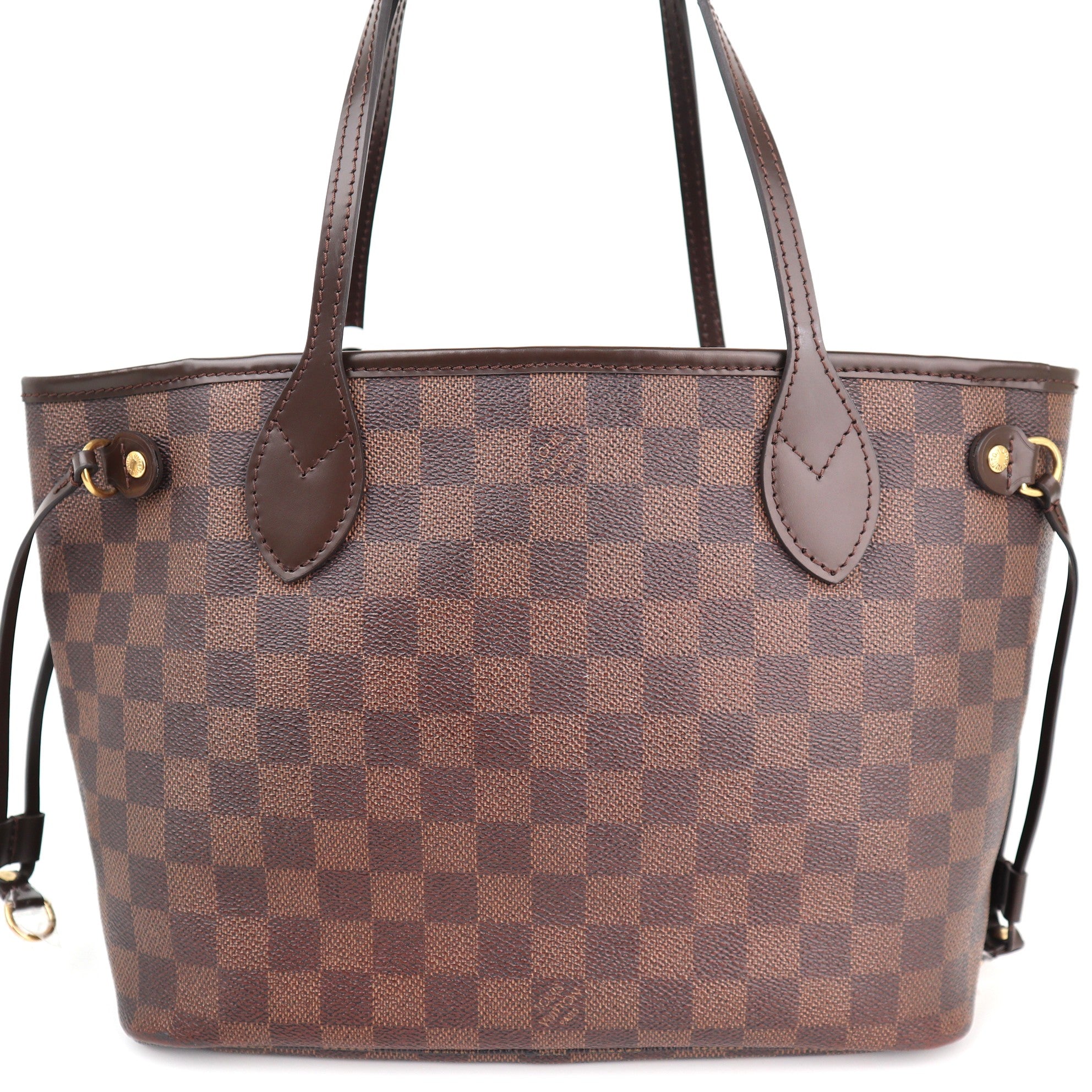 Louis Vuitton Damier Ebene Neverfull PM Shoulder Bag C1840R | Pre-Owned Excellent Brown Damier Ebene Canvas