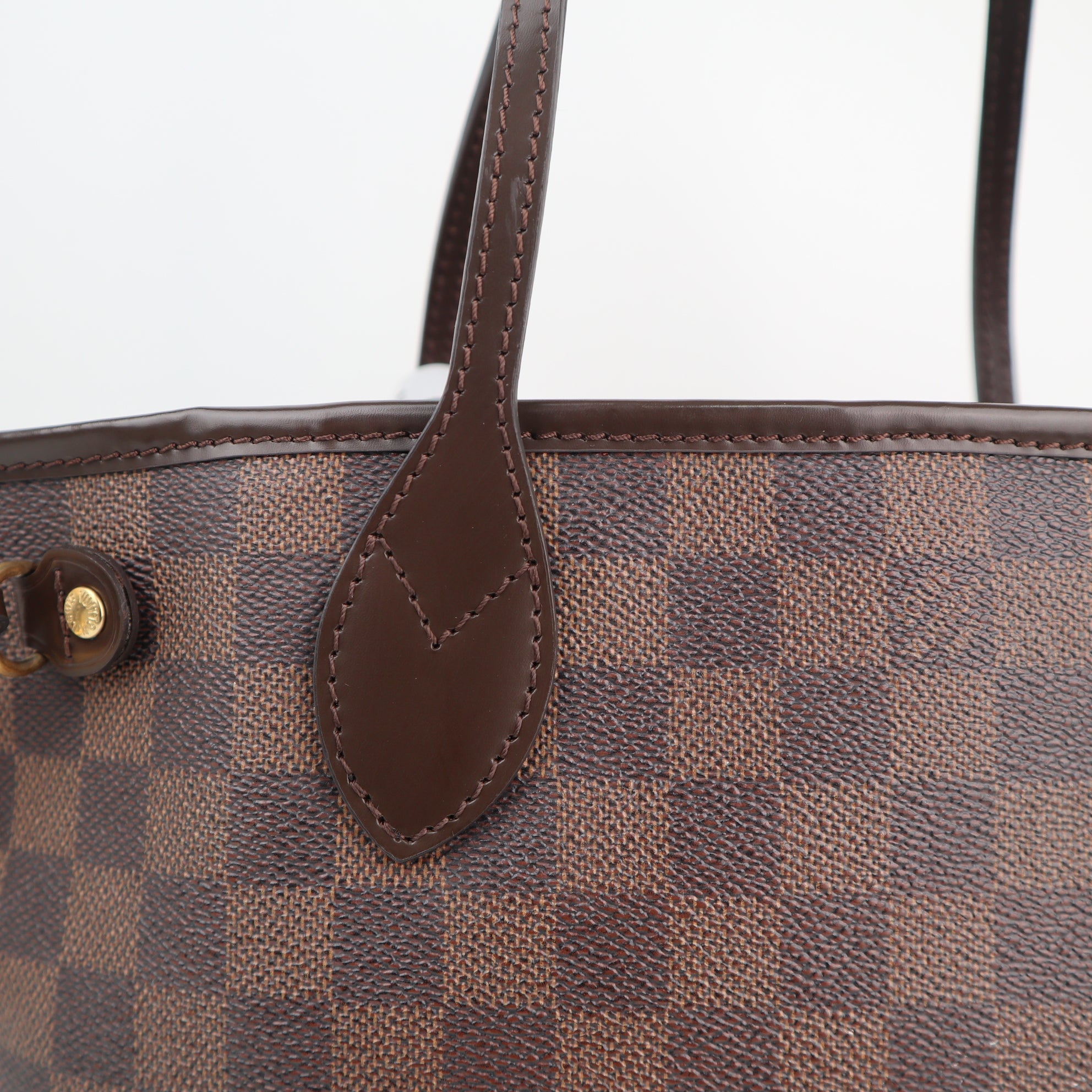Louis Vuitton Damier Ebene Neverfull PM Shoulder Bag C1840R | Pre-Owned Excellent Brown Damier Ebene Canvas