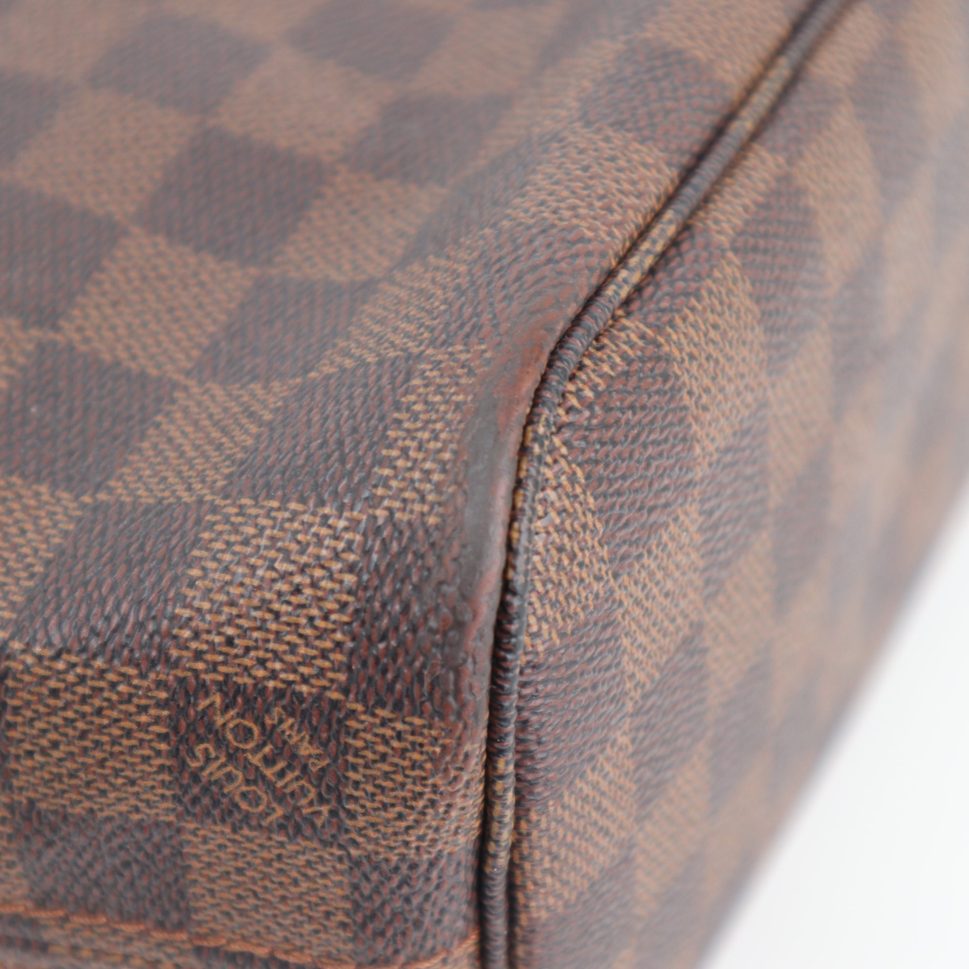 Louis Vuitton Damier Ebene Neverfull PM Shoulder Bag C1840R | Pre-Owned Excellent Brown Damier Ebene Canvas
