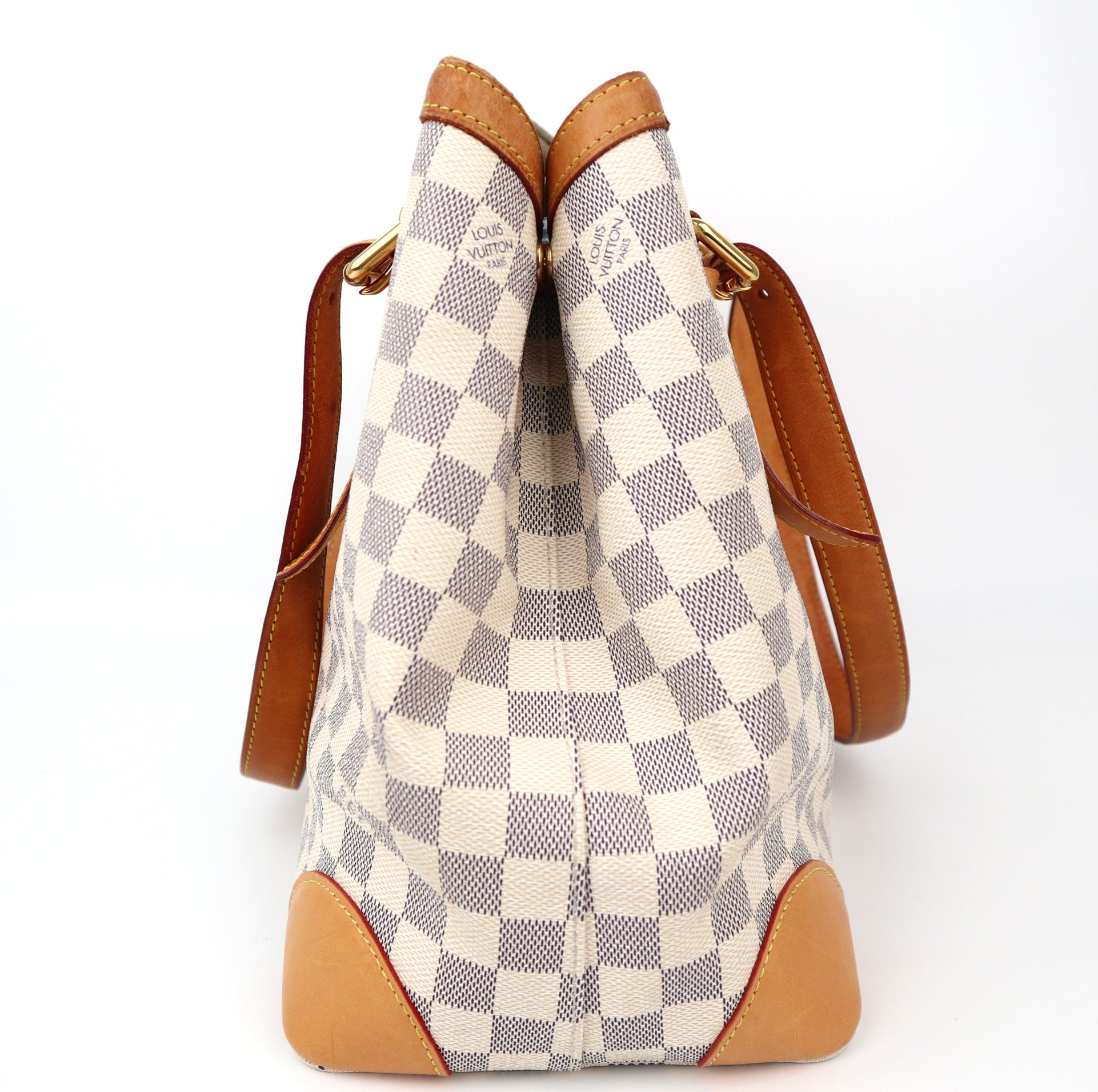 C1277 Louis Vuitton Damier Azur Hampstead MM-Pre Owned