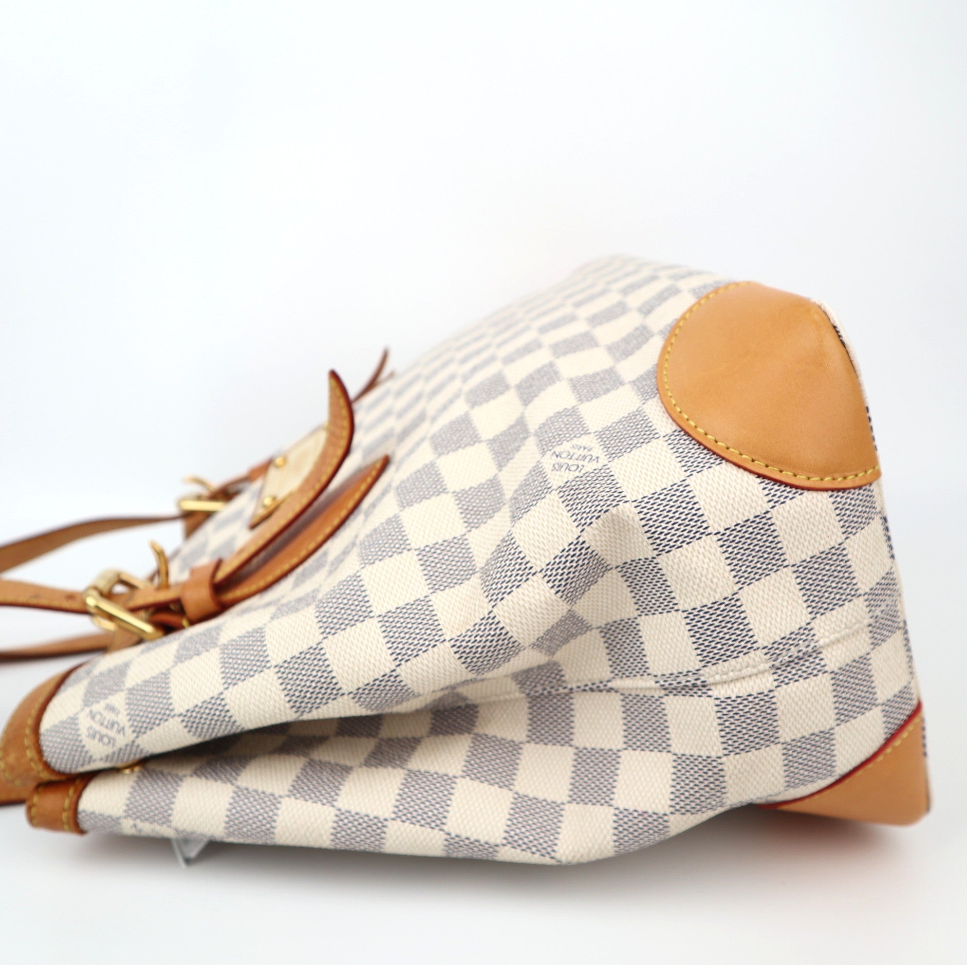 C1277 Louis Vuitton Damier Azur Hampstead MM-Pre Owned