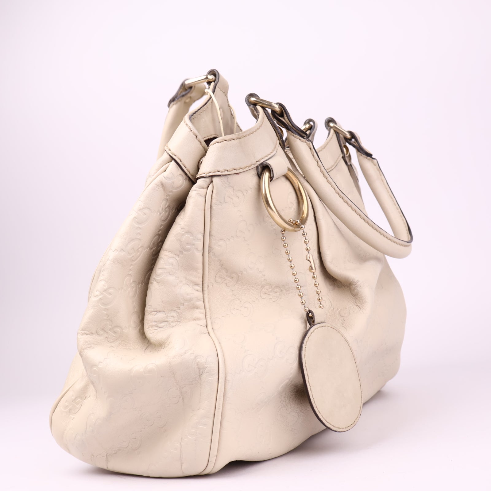 J3538 Gucci Guccissima Medium Sukey Tote- Pre Owned