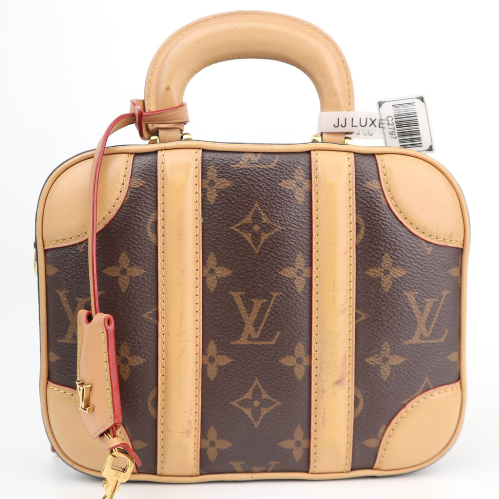 C2797R Louis Vuitton Top Handle Bag Louis Vuitton Monogram Valisette BB | Pre-Owned Very Good Brown Canvas/Monogram