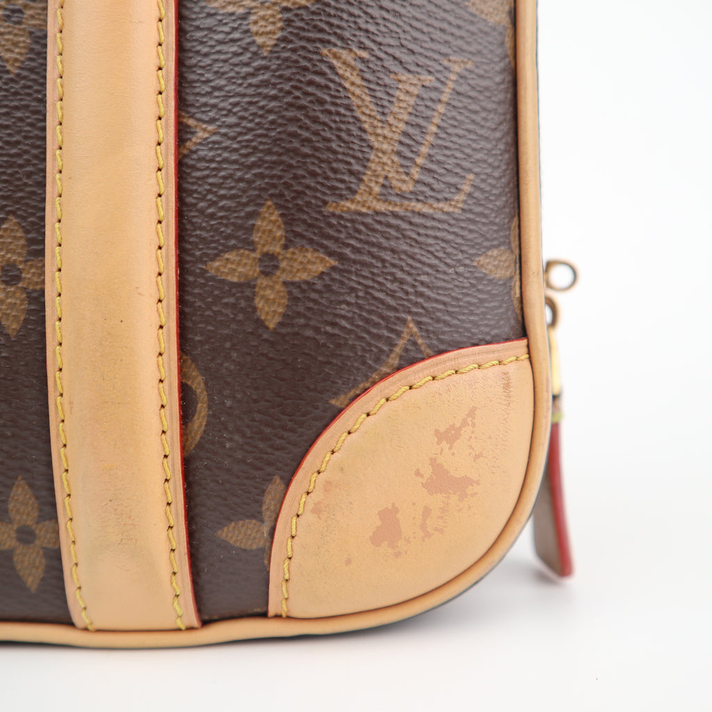 C2797R Louis Vuitton Top Handle Bag Louis Vuitton Monogram Valisette BB | Pre-Owned Very Good Brown Canvas/Monogram