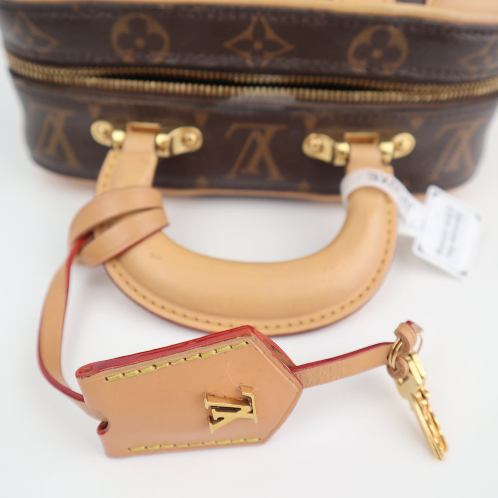 C2797R Louis Vuitton Top Handle Bag Louis Vuitton Monogram Valisette BB | Pre-Owned Very Good Brown Canvas/Monogram