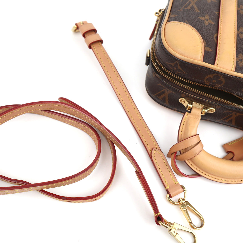 C2797R Louis Vuitton Top Handle Bag Louis Vuitton Monogram Valisette BB | Pre-Owned Very Good Brown Canvas/Monogram