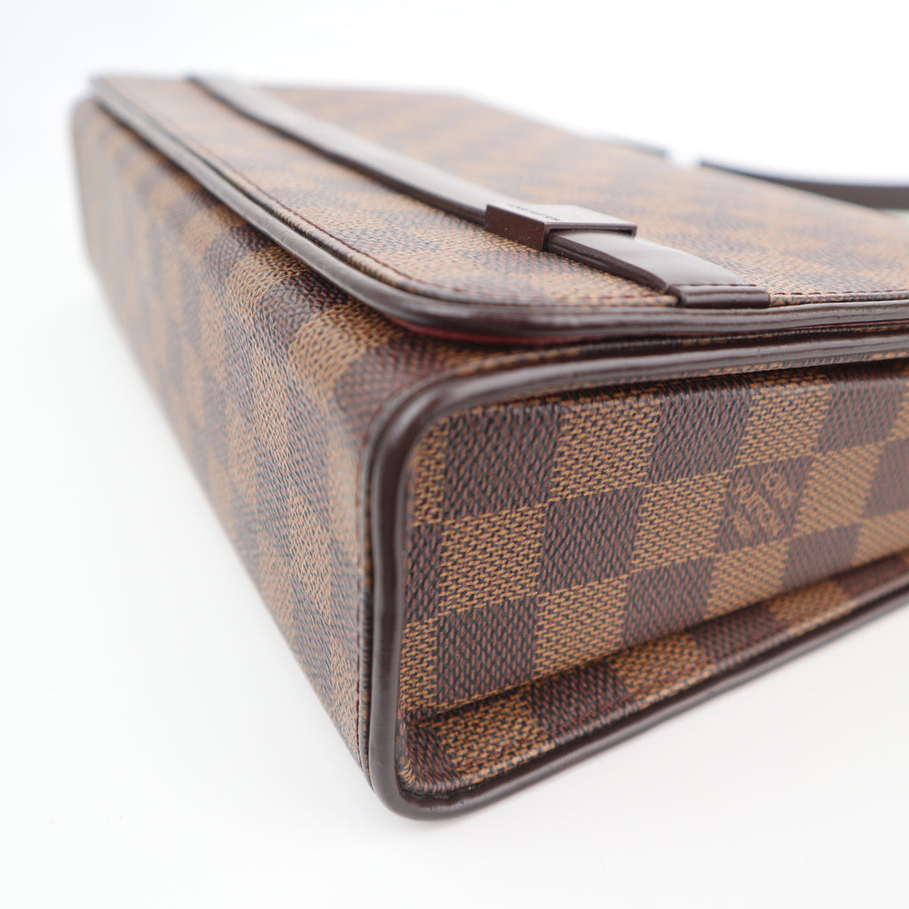 C2798 Louis Vuitton Shoulder Bag Damier Ebene Tribeca Long | Pre-Owned Excellent Brown Canvas/Damier Ebene