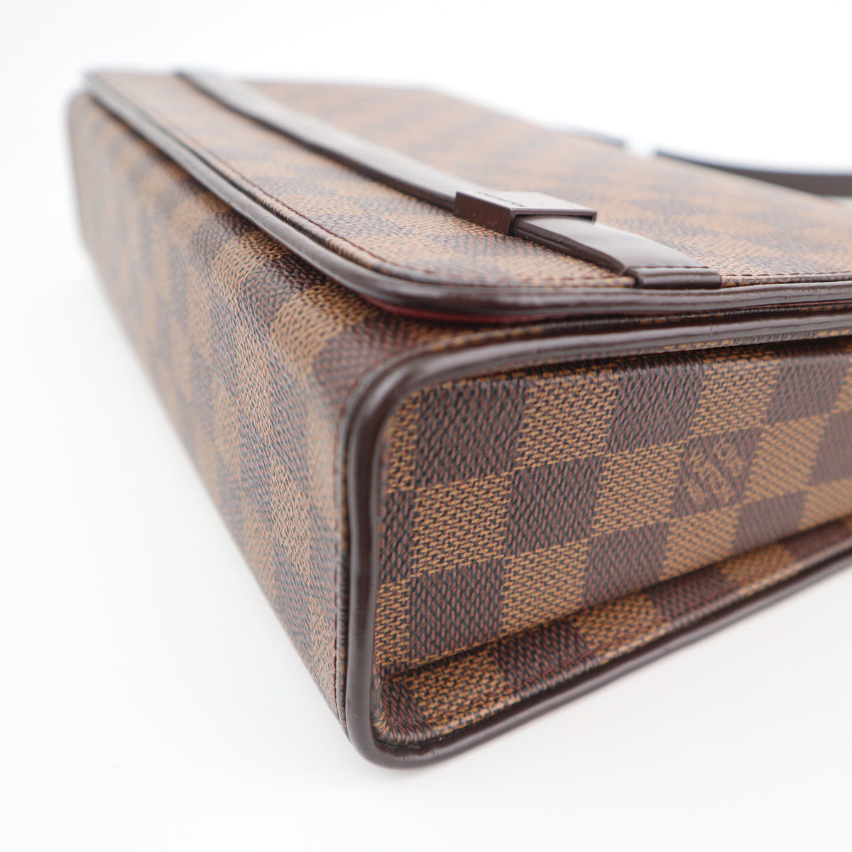 C2798 Louis Vuitton Shoulder Bag Damier Ebene Tribeca Long | Pre-Owned Excellent Brown Canvas/Damier Ebene