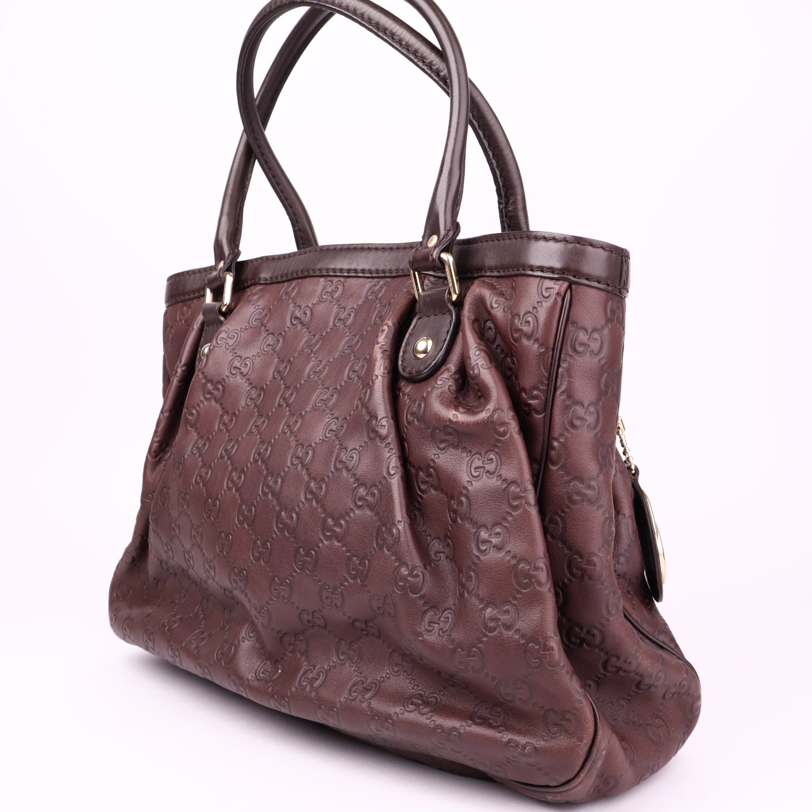 J3554 Gucci Guccissima Sukey Large Handbag- Pre Owned