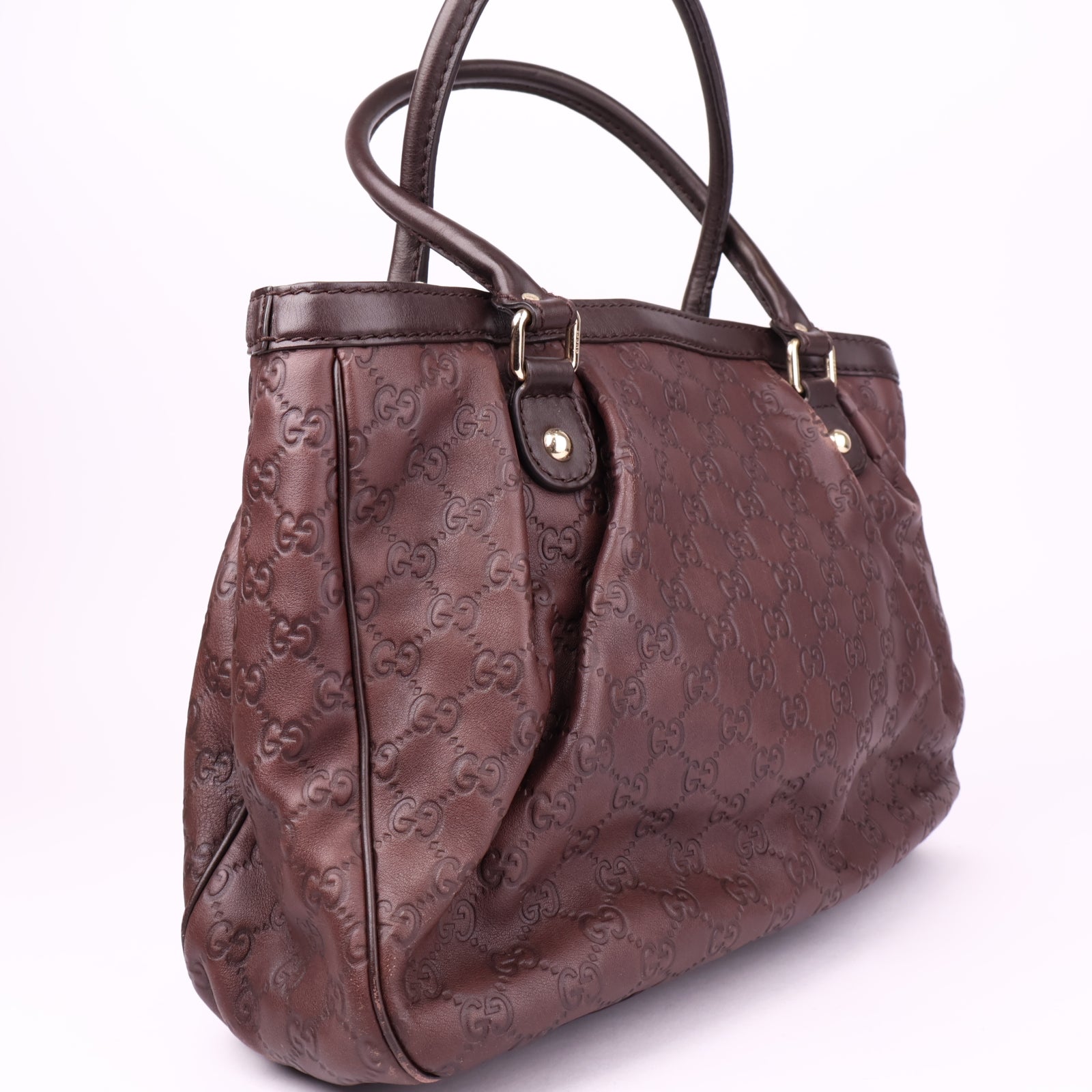 J3554 Gucci Guccissima Sukey Large Handbag- Pre Owned