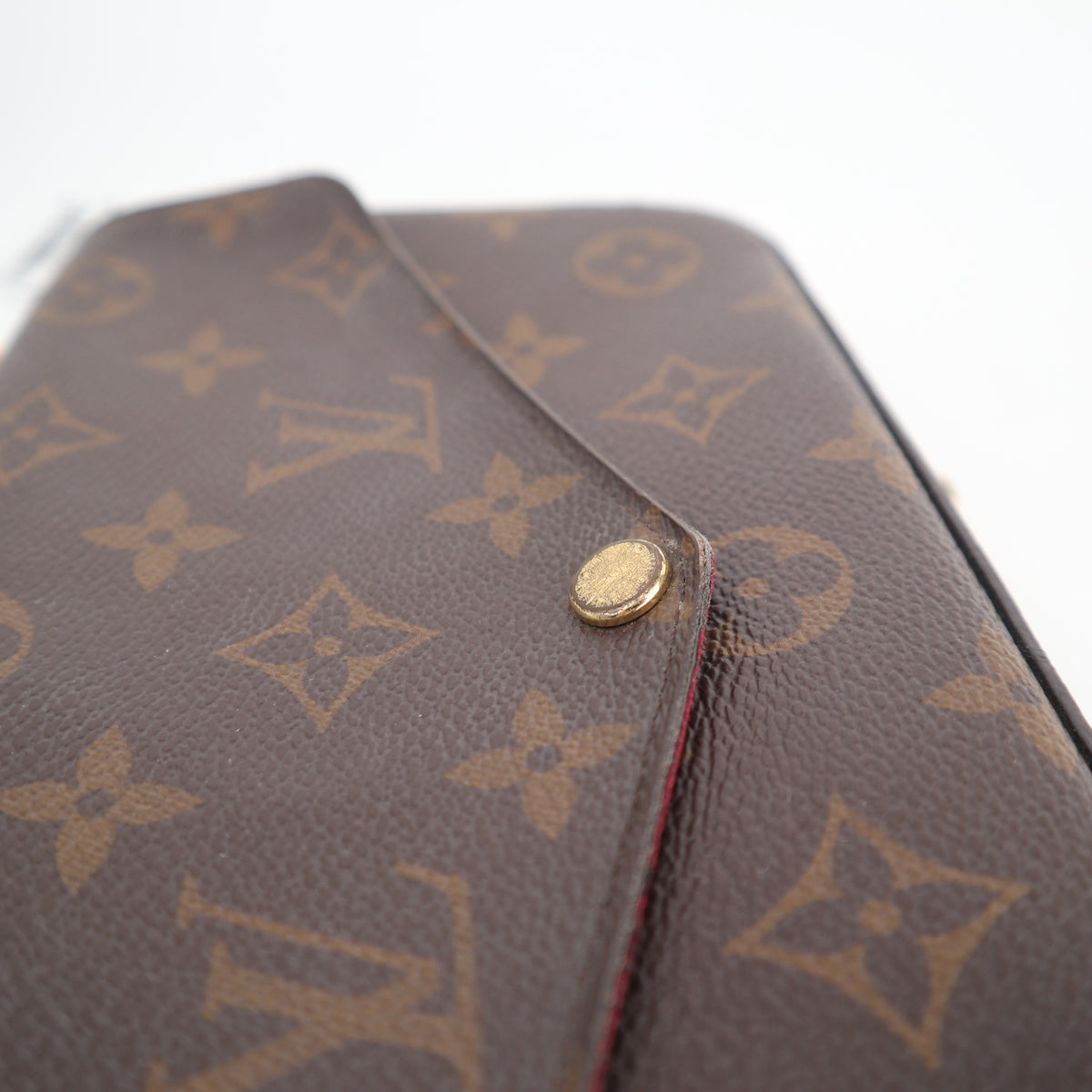 C2799 Louis Vuitton Crossbody Bag Monogram Félicie Pochette | Pre-Owned Very Good Brown Canvas/Monogram