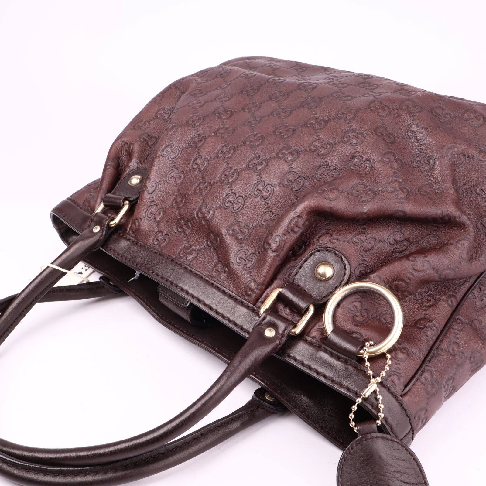 J3554 Gucci Guccissima Sukey Large Handbag- Pre Owned