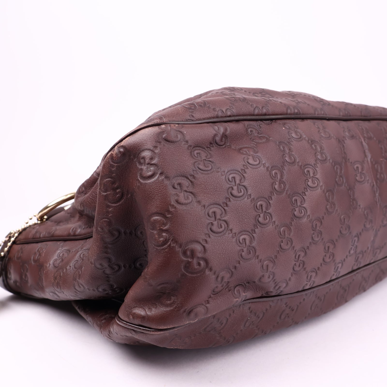 J3554 Gucci Guccissima Sukey Large Handbag- Pre Owned