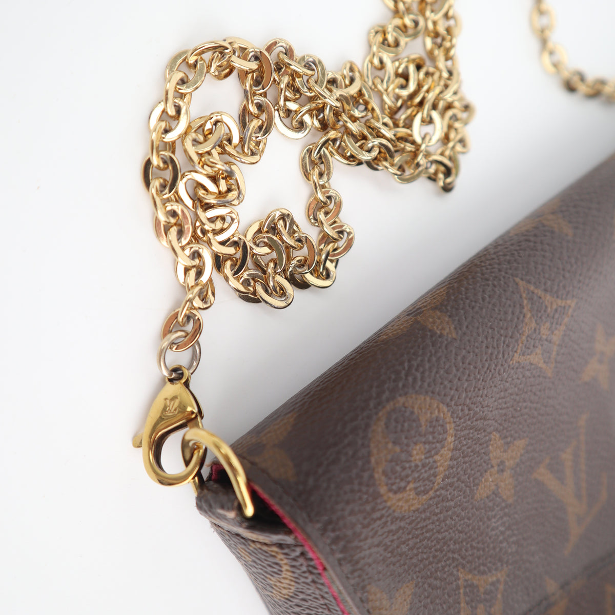 C2799 Louis Vuitton Crossbody Bag Monogram Félicie Pochette | Pre-Owned Very Good Brown Canvas/Monogram