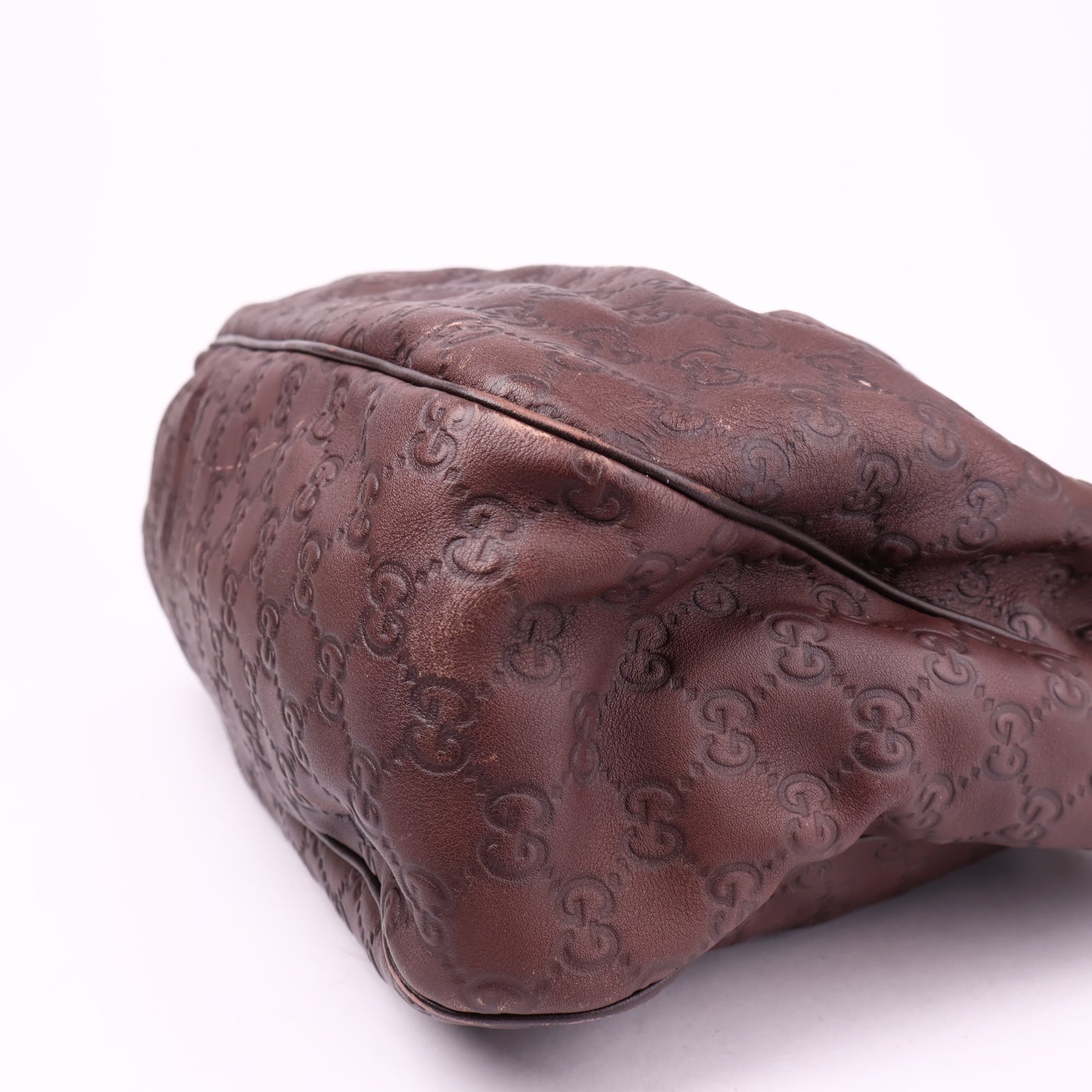 J3554 Gucci Guccissima Sukey Large Handbag- Pre Owned