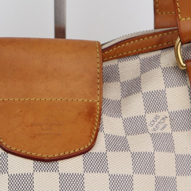 Louis Vuitton Damier Azur Stresa PM Shoulder Bag C1847 | Pre-Owned Very Good White / Blue Damier Azur Canvas