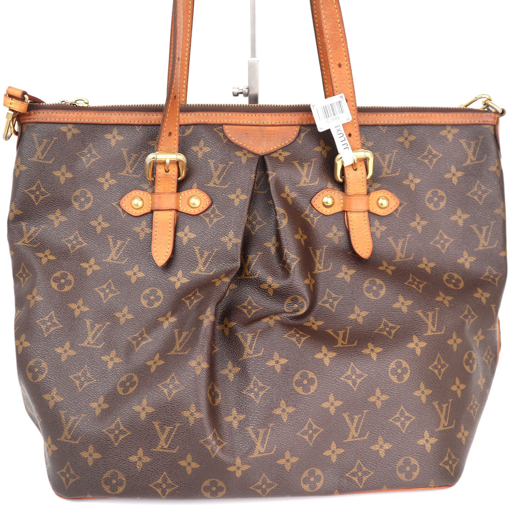 Louis Vuitton Monogram Canvas Palermo Top Handle Bag C1848 | Pre-Owned Very Good Brown Monogram Canvas