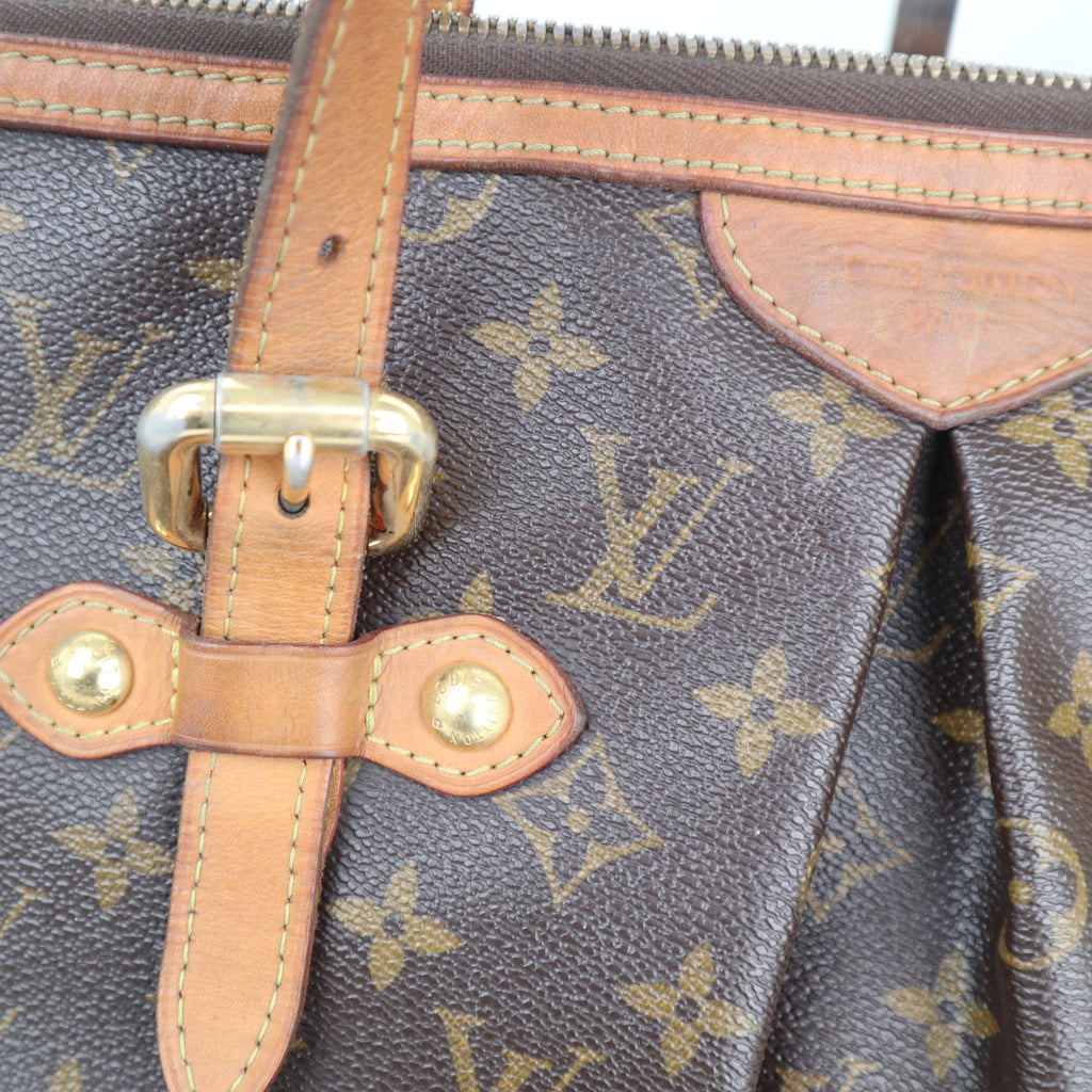 Louis Vuitton Monogram Canvas Palermo Top Handle Bag C1848 | Pre-Owned Very Good Brown Monogram Canvas