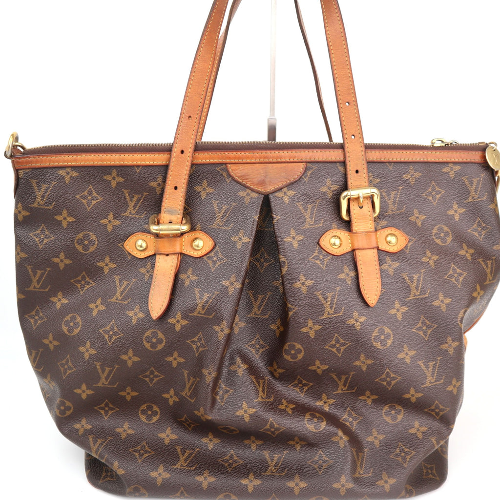 Louis Vuitton Monogram Canvas Palermo Top Handle Bag C1848 | Pre-Owned Very Good Brown Monogram Canvas