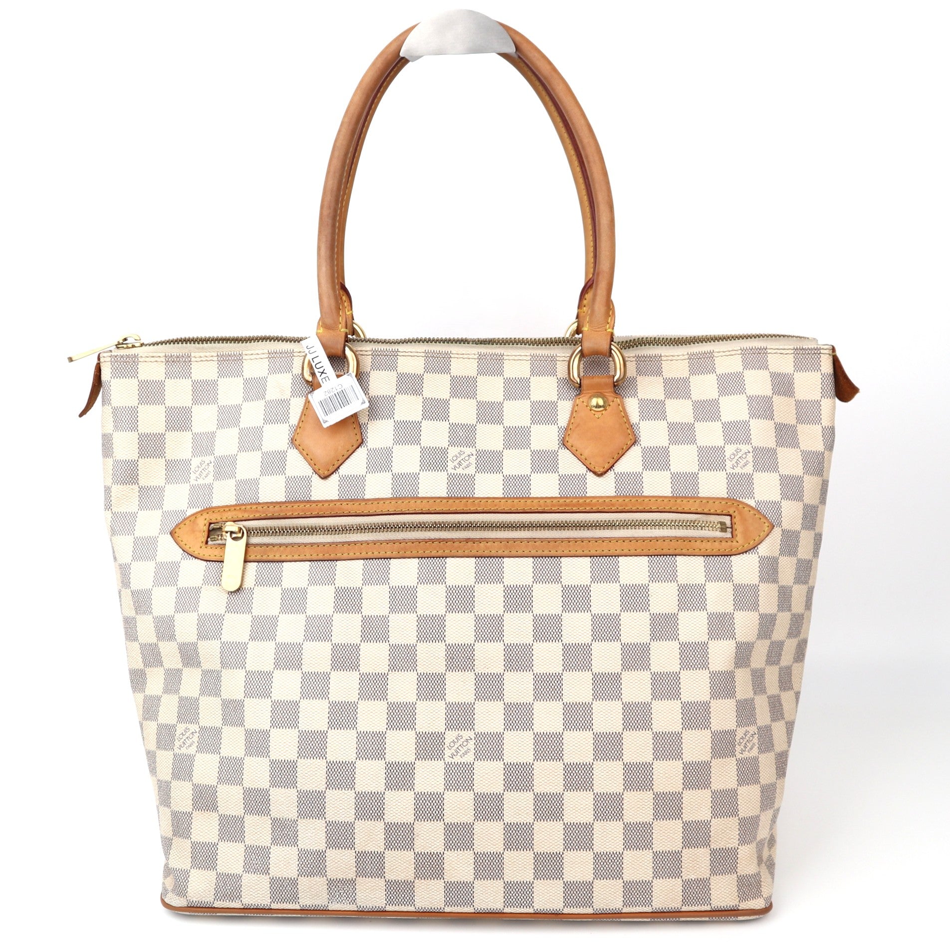 C1282 Louis Vuitton Damier Azur Canvas Saleya GM-Pre Owned
